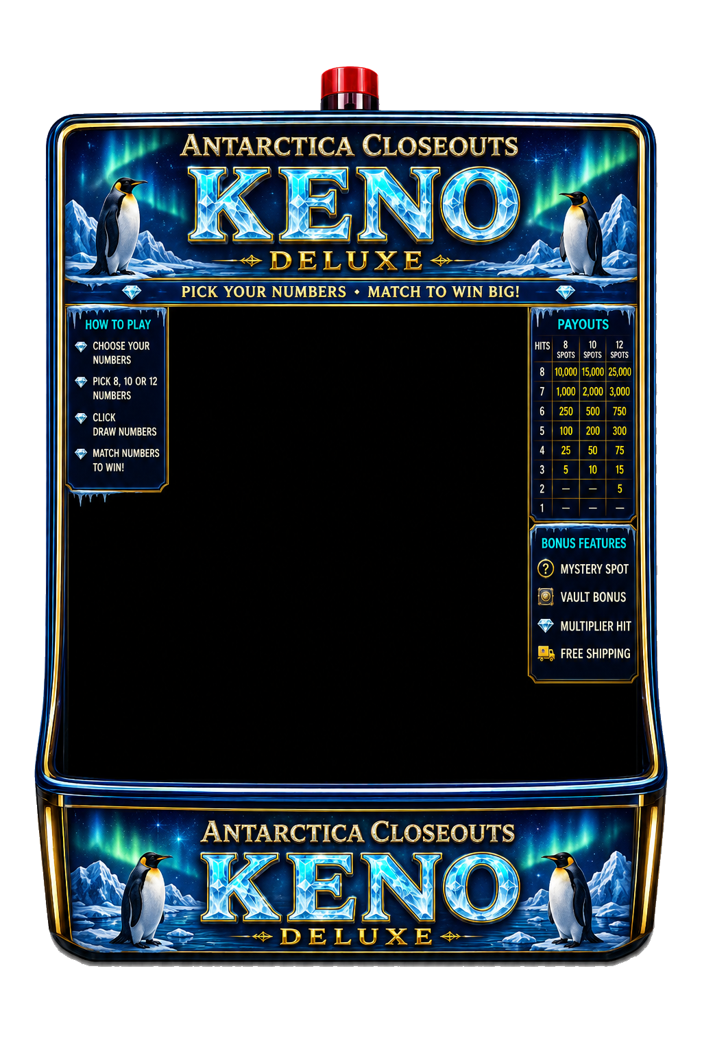 Antarctica Closeouts KENO