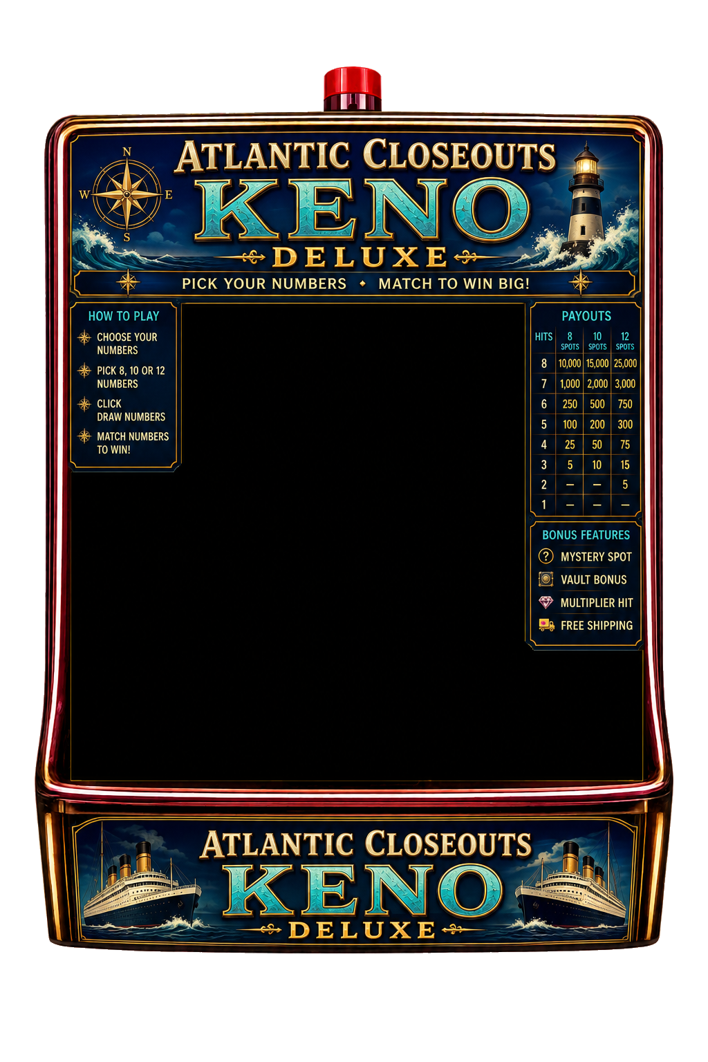 Atlantic Closeouts KENO