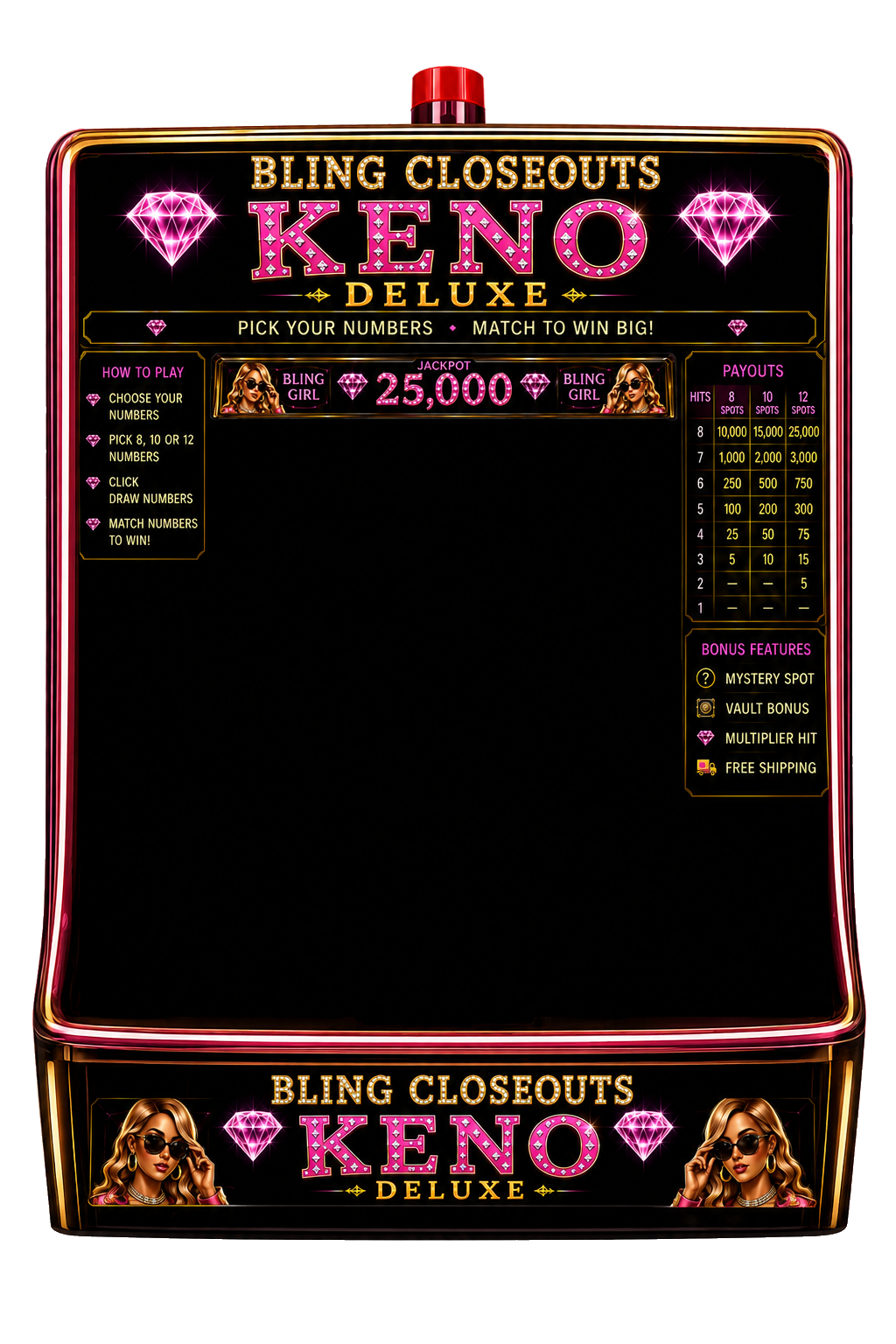 Bling Closeouts KENO