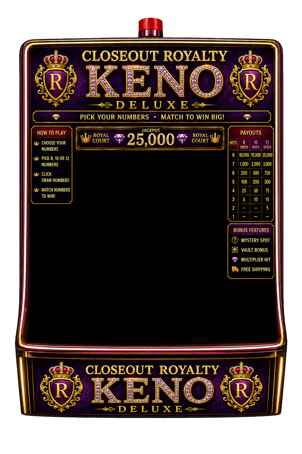 Closeoutkingdom.tv KENO