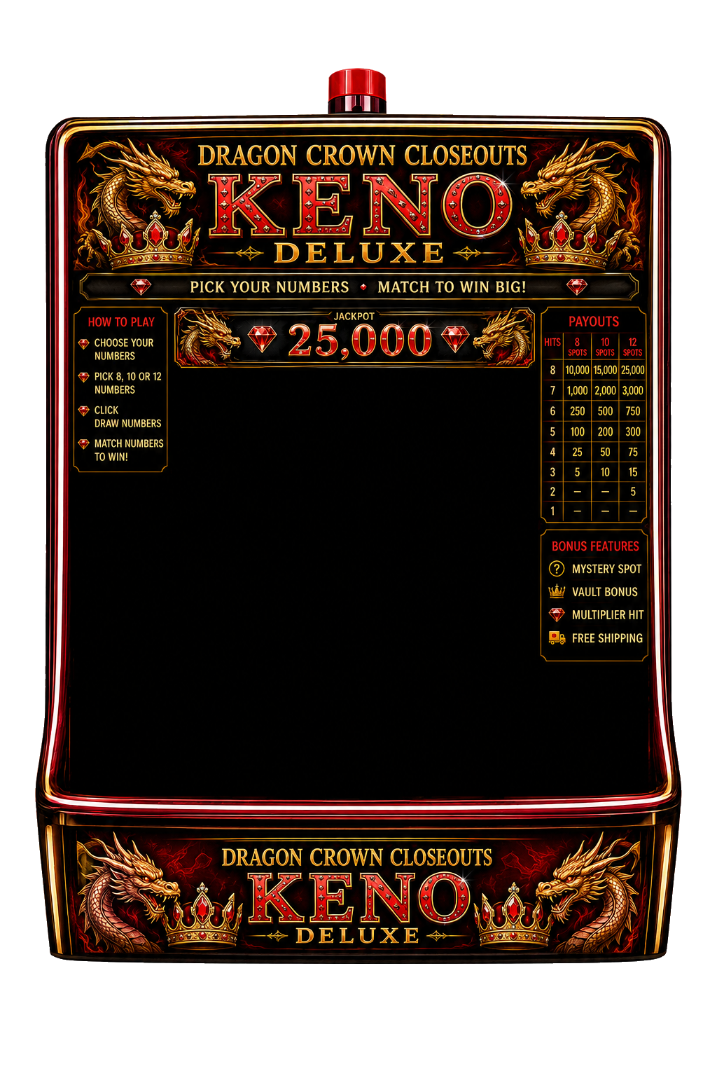 Donofcloseouts.shop KENO