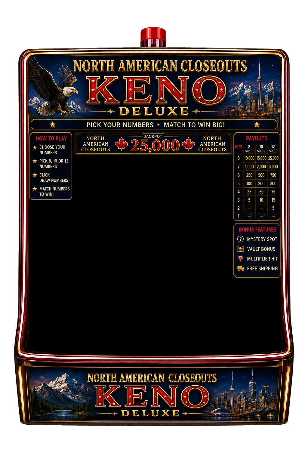 Northamerican Closeouts KENO