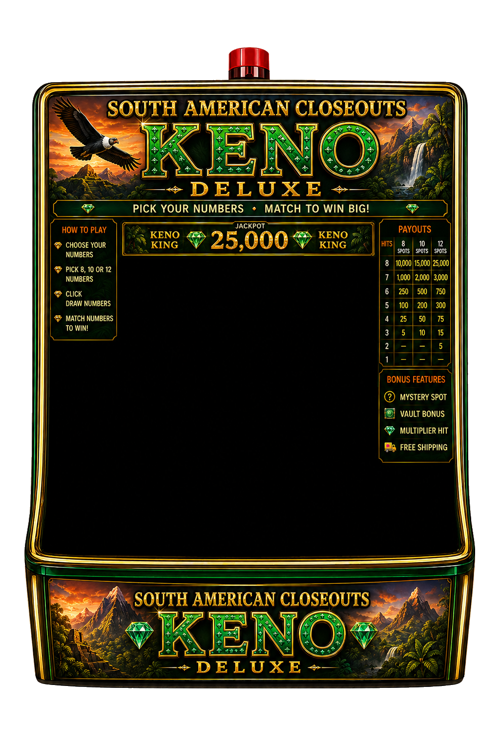 Southamerican Closeouts KENO