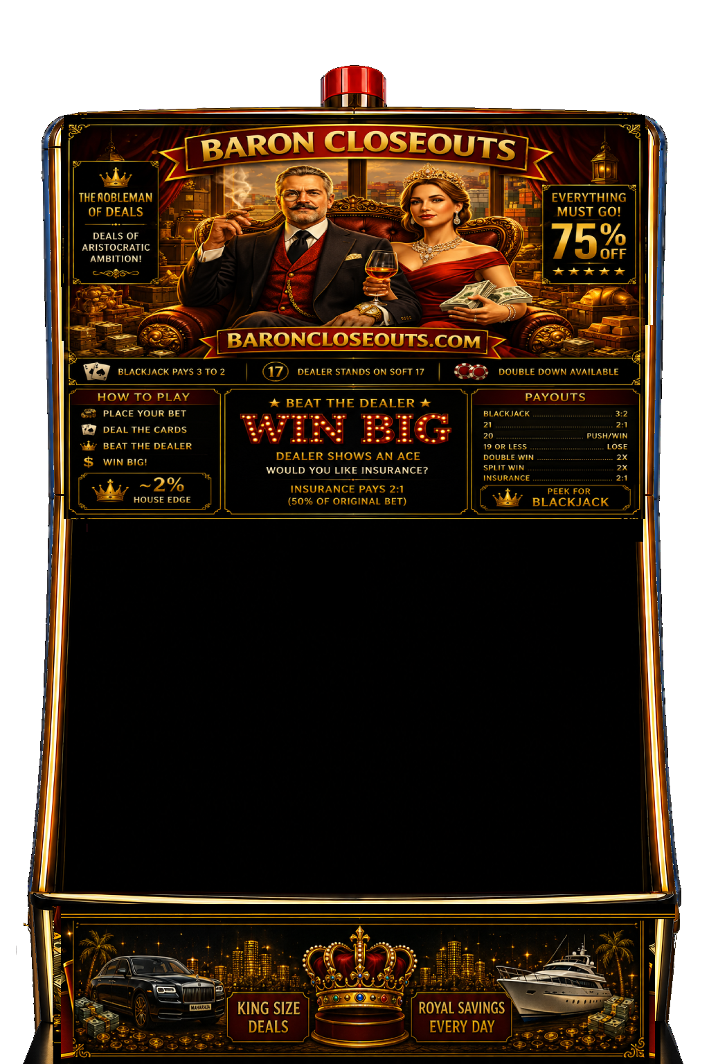 Baron Closeouts BLACKJACK