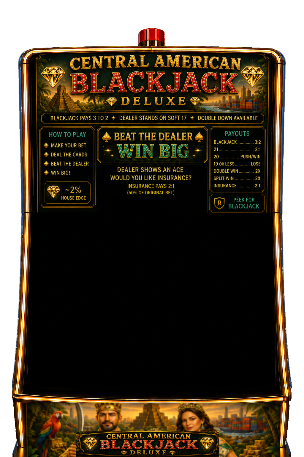 Centralamerican Closeouts BLACKJACK