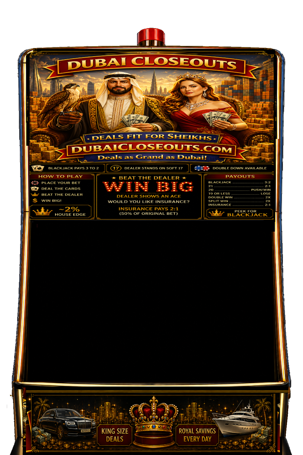 Dubai Closeouts BLACKJACK