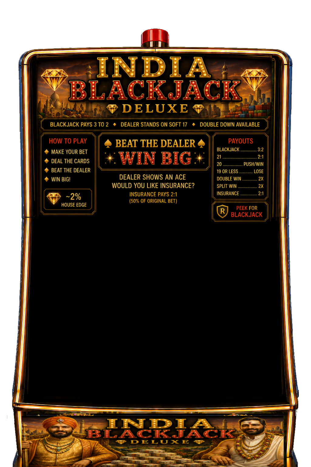 India Closeouts BLACKJACK