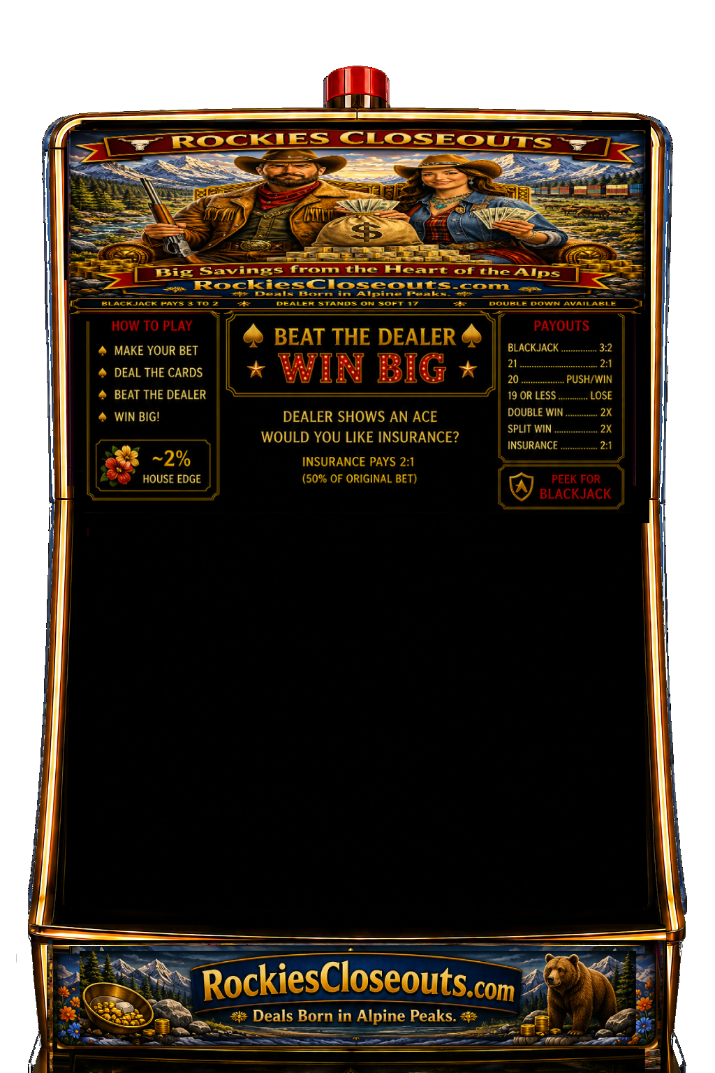 Rockies Closeouts BLACKJACK