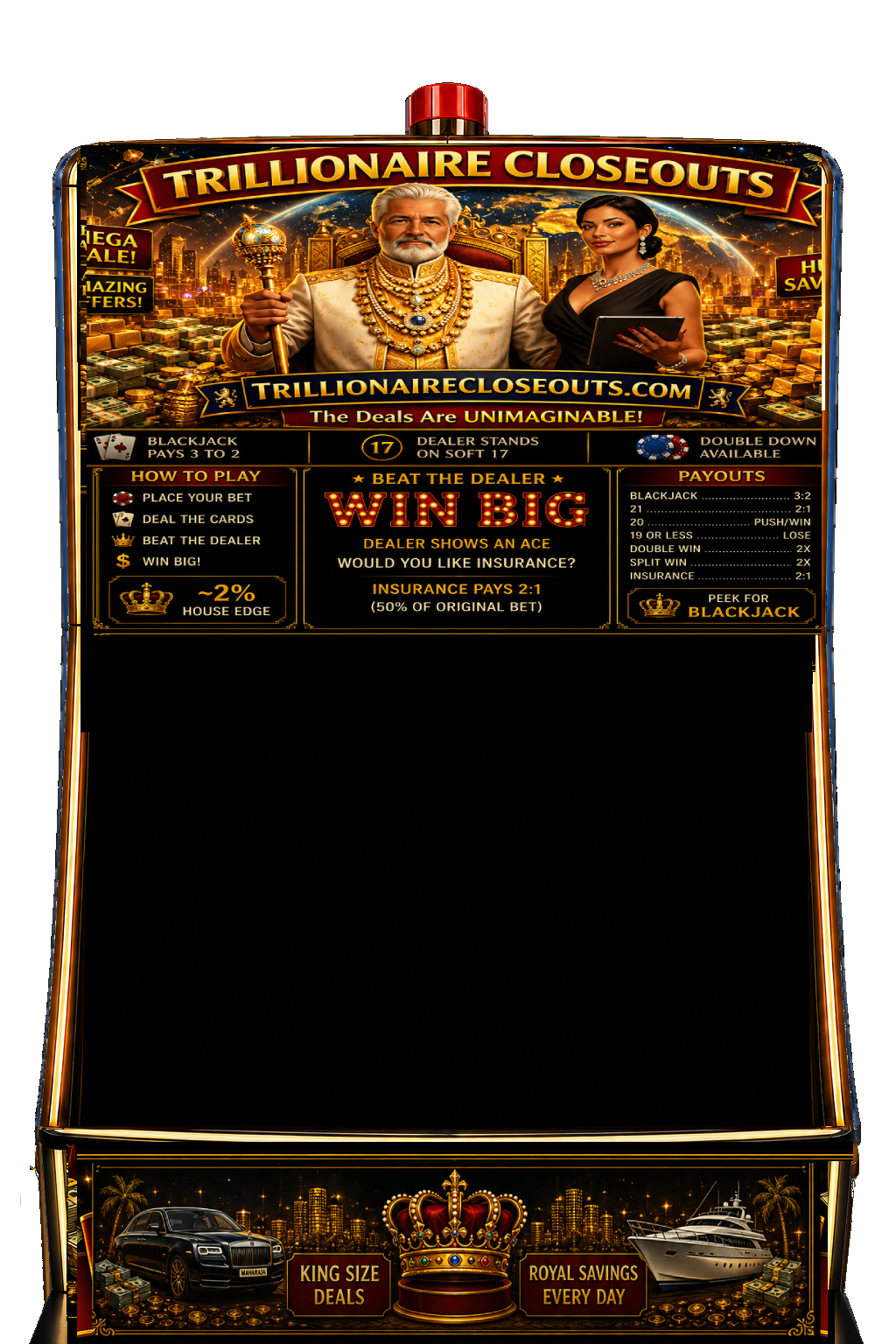 Trillionaire Closeouts BLACKJACK