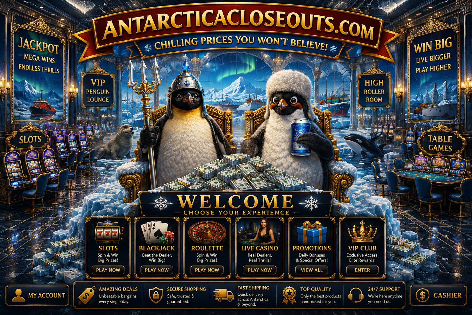 Antarctica Closeouts LOST TEMPLE VAULT