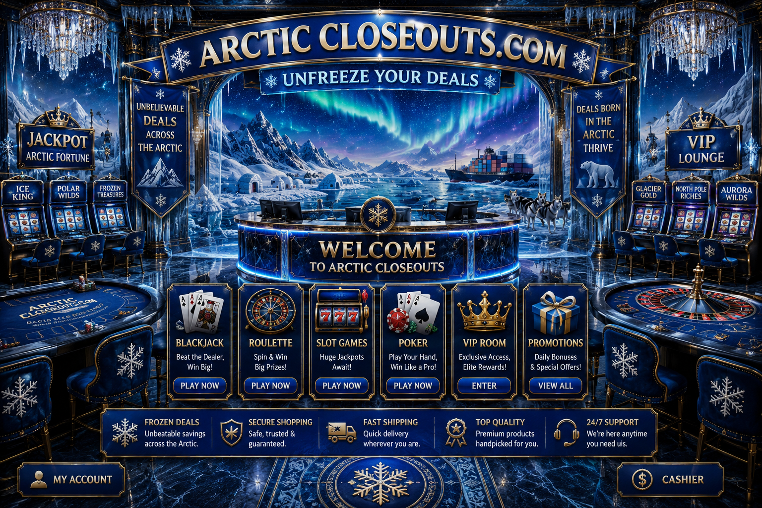 Arctic Closeouts LOST TEMPLE VAULT