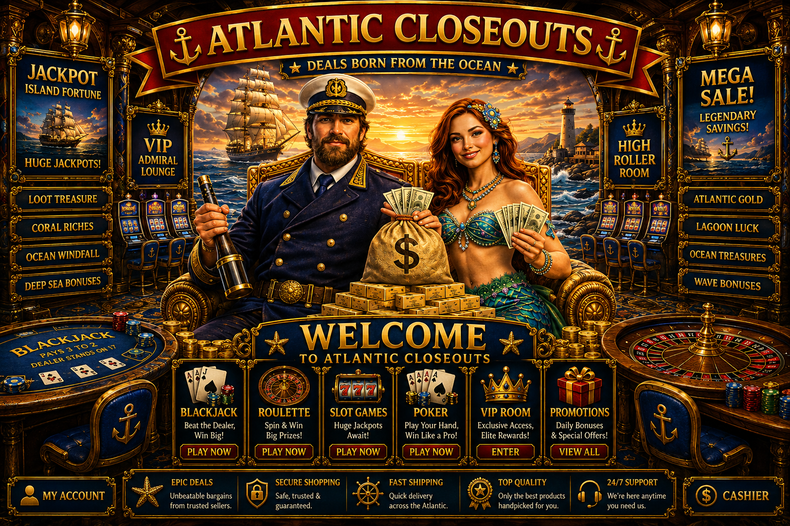 Atlantic Closeouts LOST TEMPLE VAULT