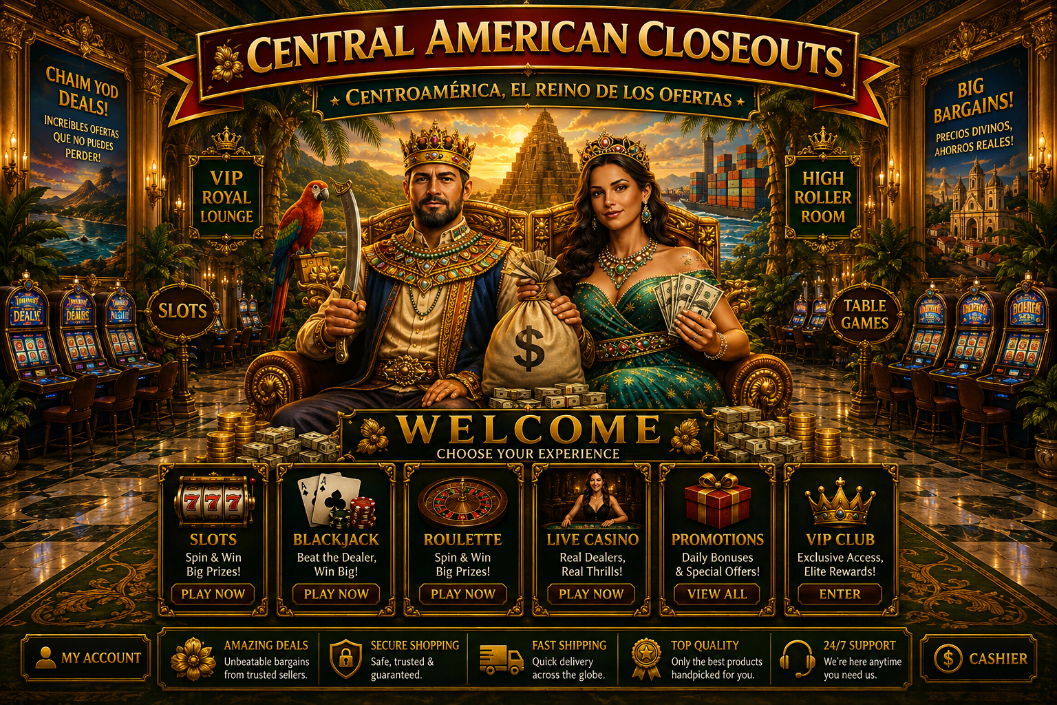 Centralamerican Closeouts LOST TEMPLE VAULT