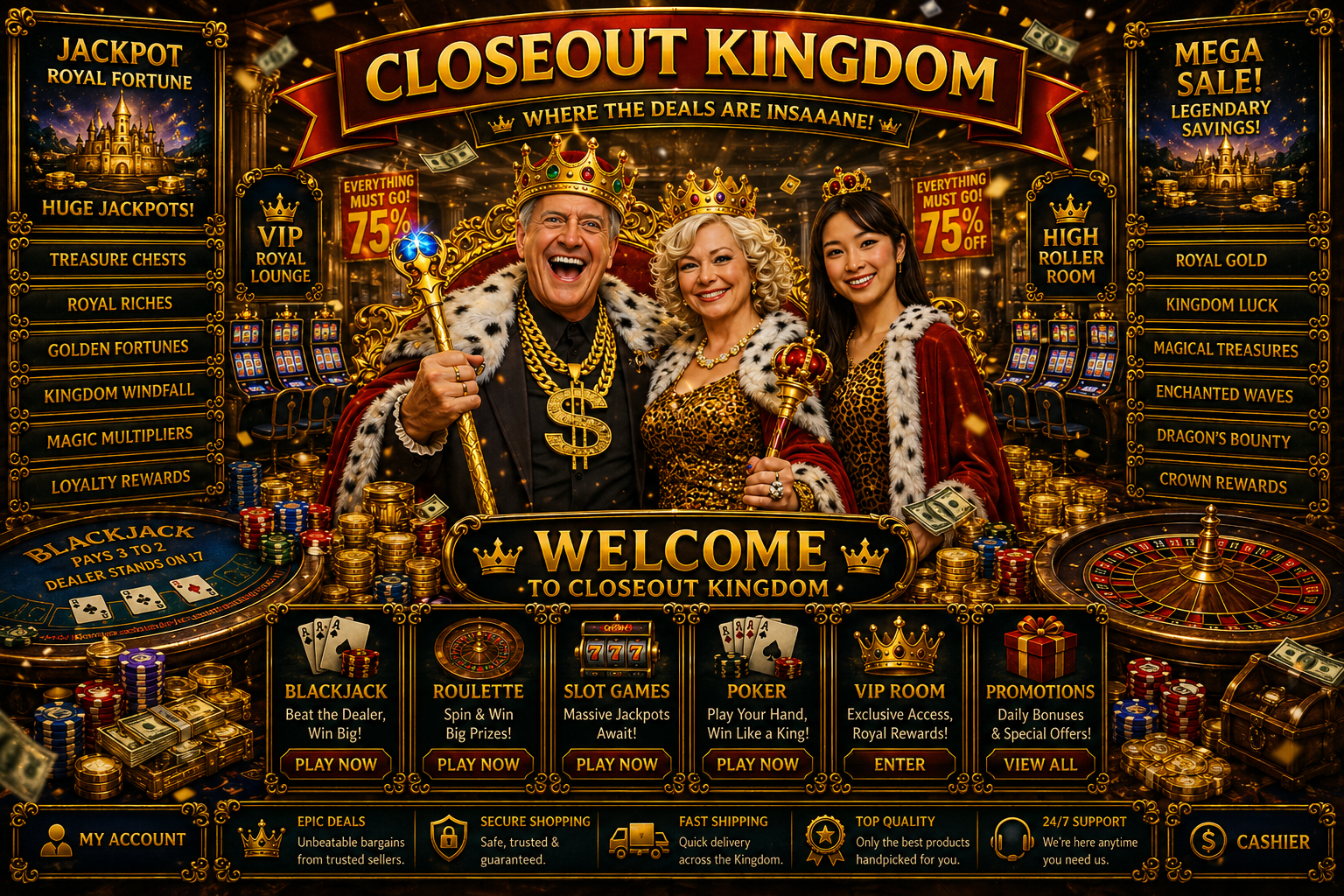 Closeoutkingdom.tv LOST TEMPLE VAULT