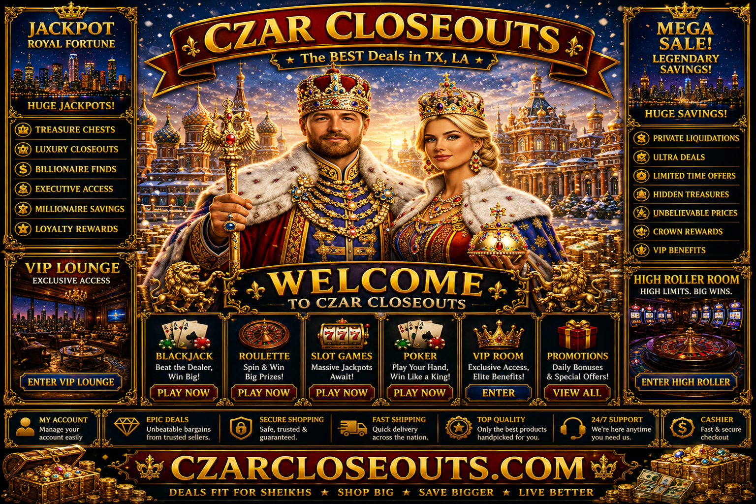 Czar Closeouts LOST TEMPLE VAULT