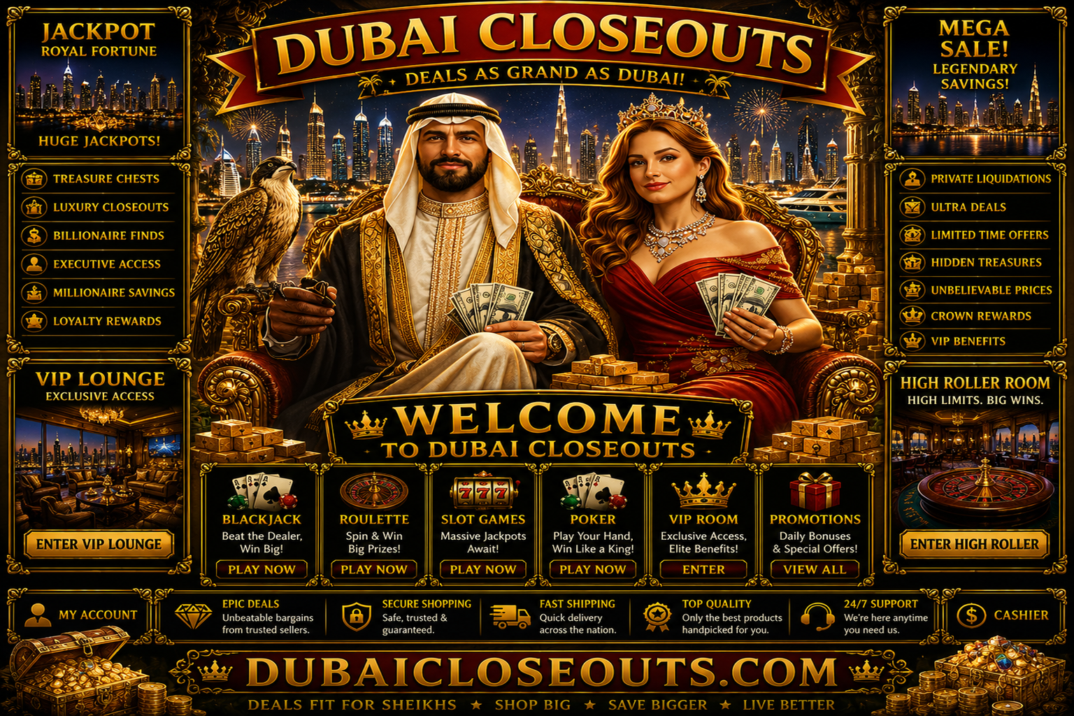 Dubai Closeouts LOST TEMPLE VAULT