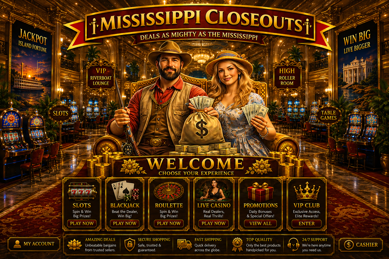 Mississippi Closeouts LOST TEMPLE VAULT