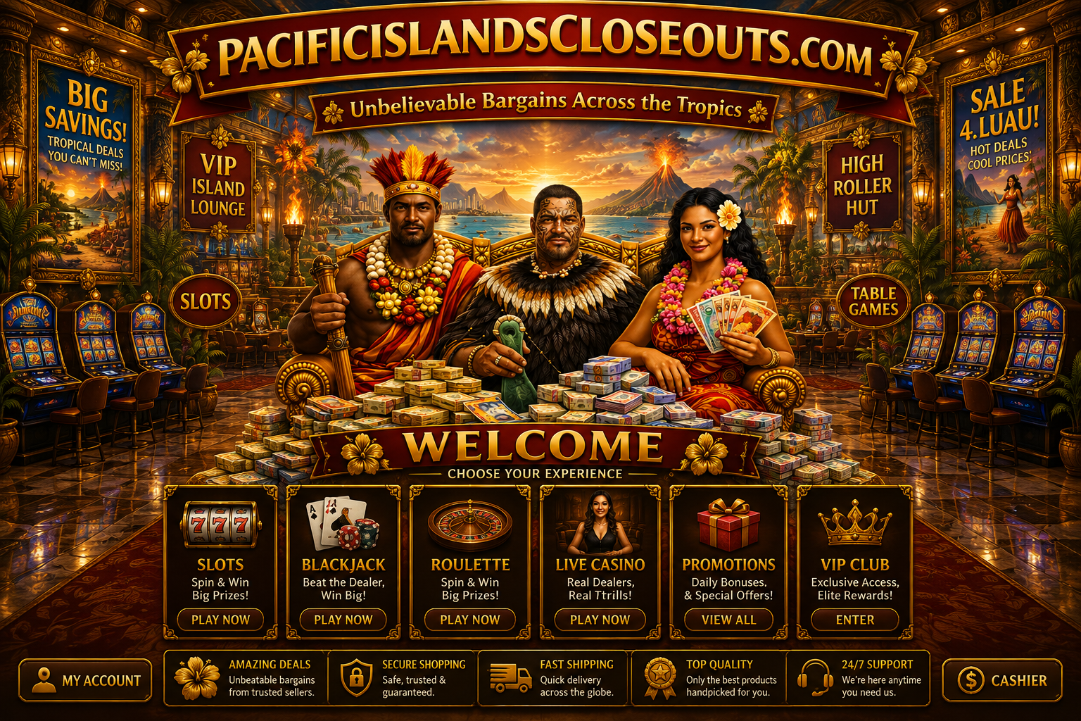 Pacificislands Closeouts LOST TEMPLE VAULT