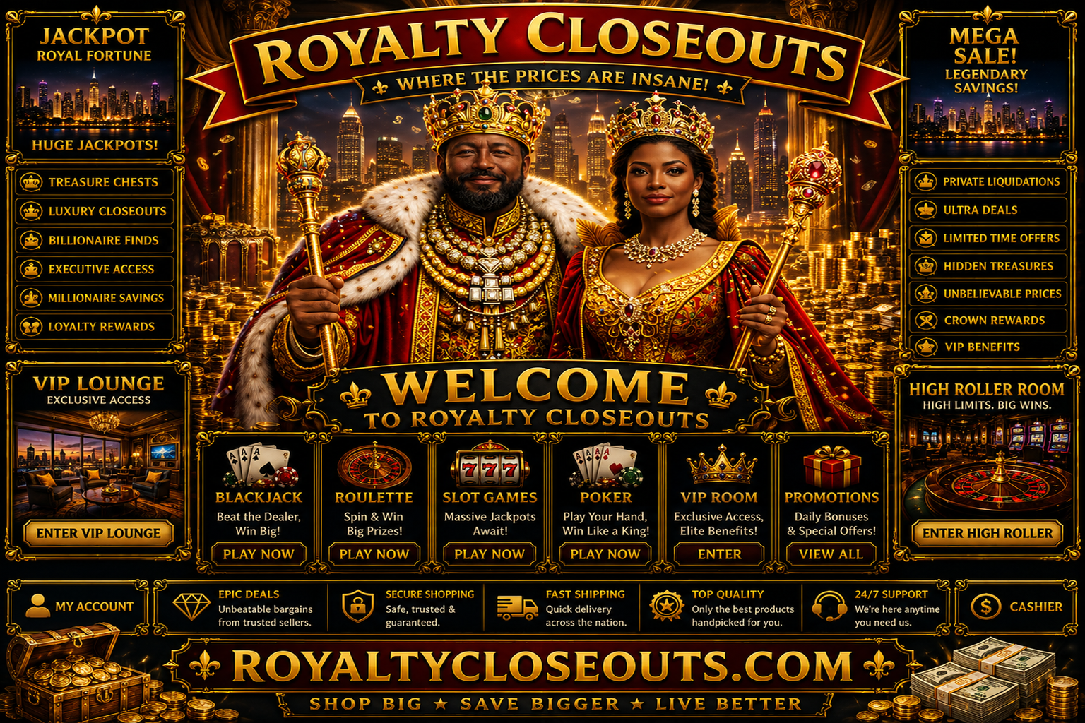 Royalty Closeouts LOST TEMPLE VAULT