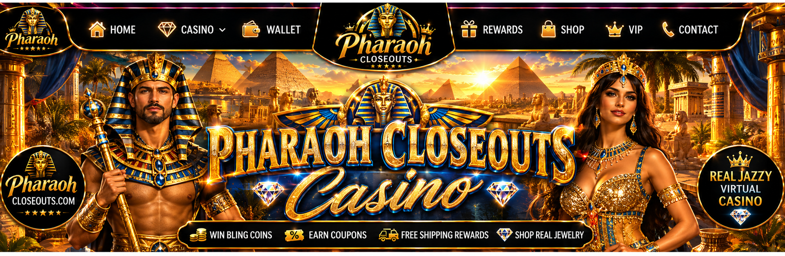 Pharaoh Closeouts Header