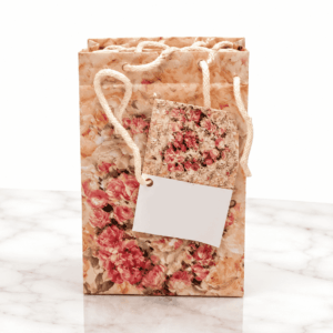 These are Small floral paper gift bags featuring vintage pink rose designs suitable for parties and return gifts. Pack of 12 I'll Buy That For A Dollar Cha-Ching!!!!!!