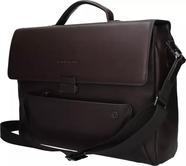 Piquadro Leather Business & Laptop Bag Executive Italian Professional Style - Image 2