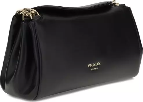 Prada Leather Shoulder Bag Timeless Luxury & Modern Sophistication - Image 3
