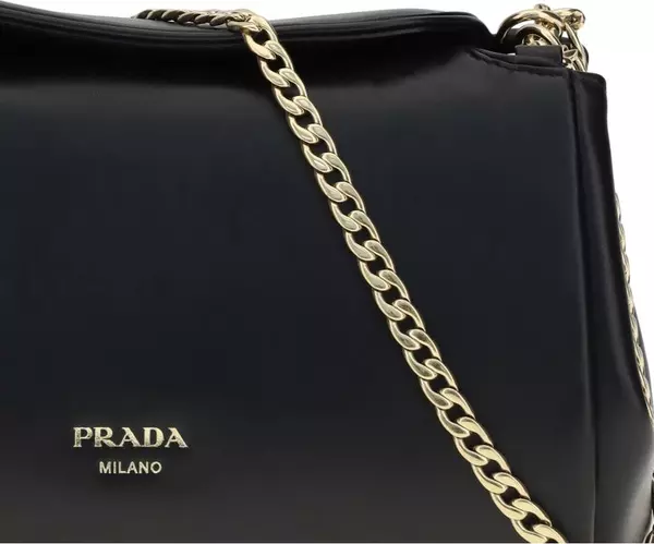 Prada Leather Shoulder Bag Timeless Luxury & Modern Sophistication - Image 2