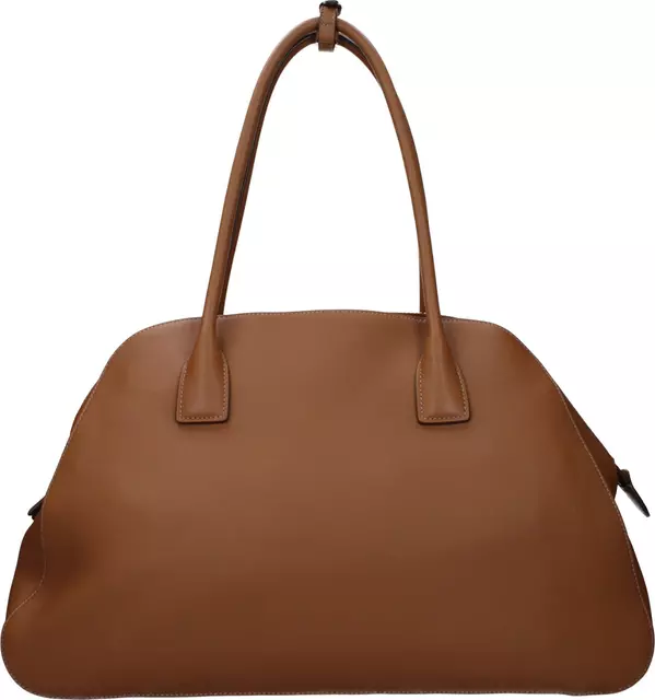 Prada Brown Leather Shoulder Bag Iconic Luxury, Effortless Sophistication - Image 2