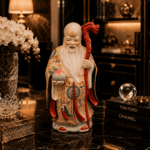 Vintage Chinese Porcelain Shou Lao Figurine