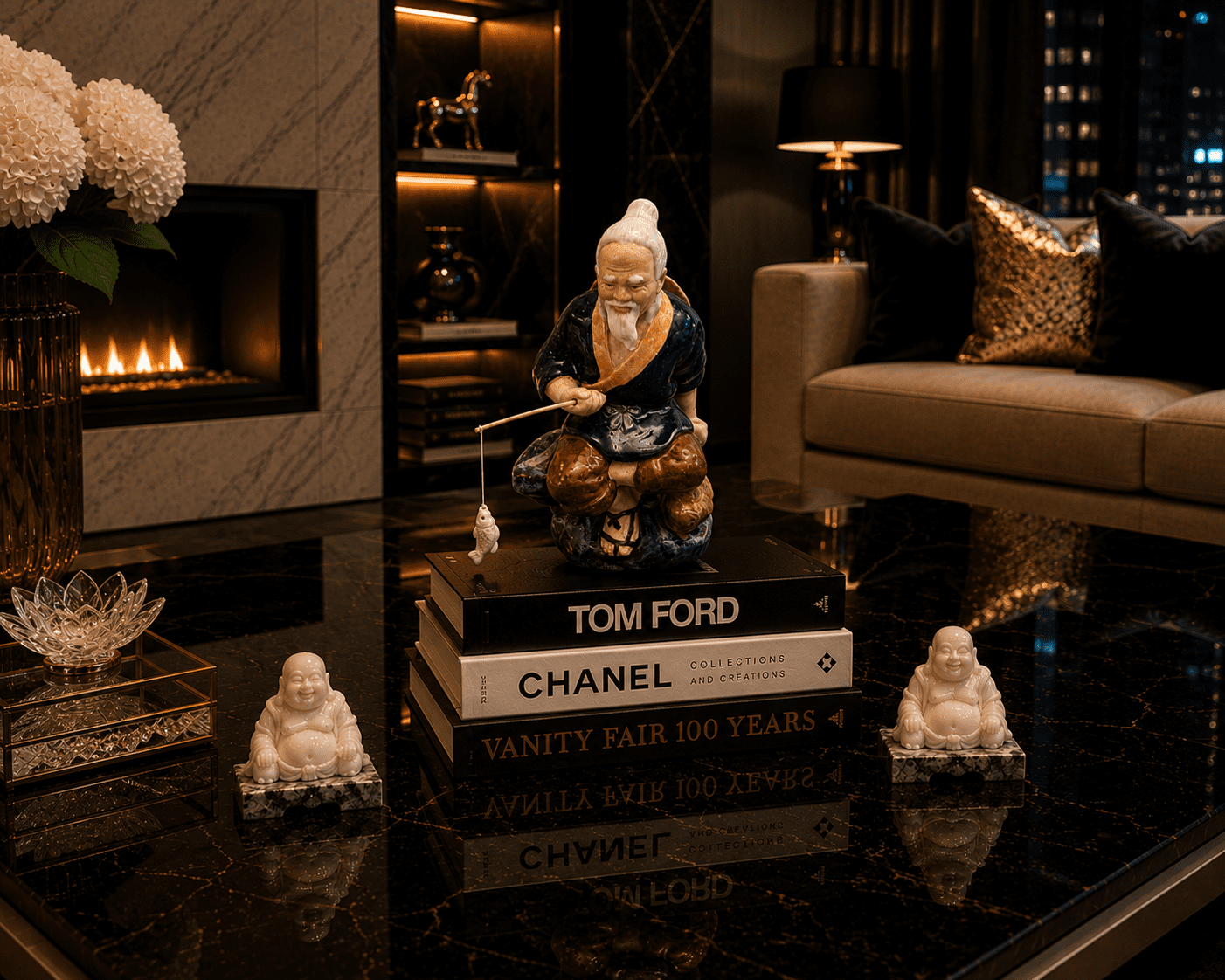 Vintage Feng Shui Jiang Ziya (Taigong) Figurine - Image 4