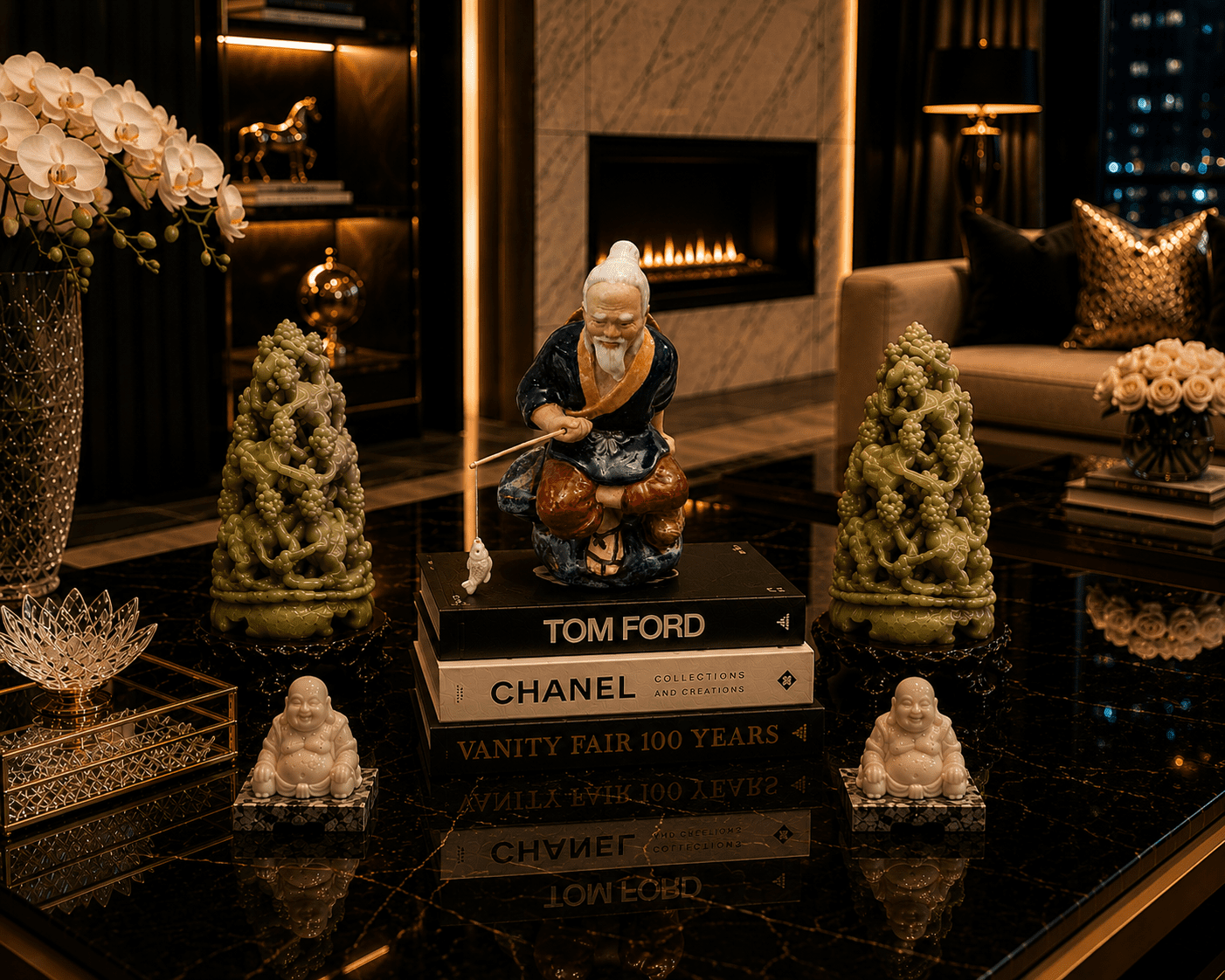 Vintage Feng Shui Jiang Ziya (Taigong) Figurine - Image 6
