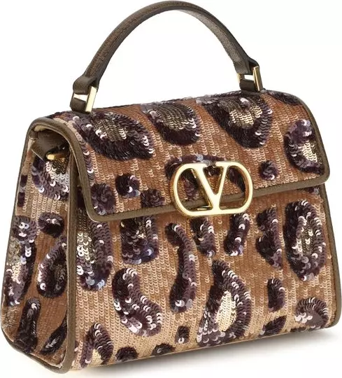 Valentino Garavani Multicolor Silk Handbag Vsling Embroidered Animalier Handbag Runway Luxury Redefined - Image 4
