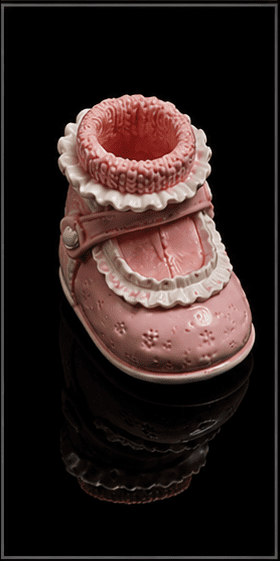Vintage Pink Baby Bootie Planter Mid-Century Ceramic Nursery Décor - Image 4