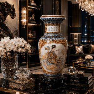 36-Inch Chinese Porcelain Floor Vase Only