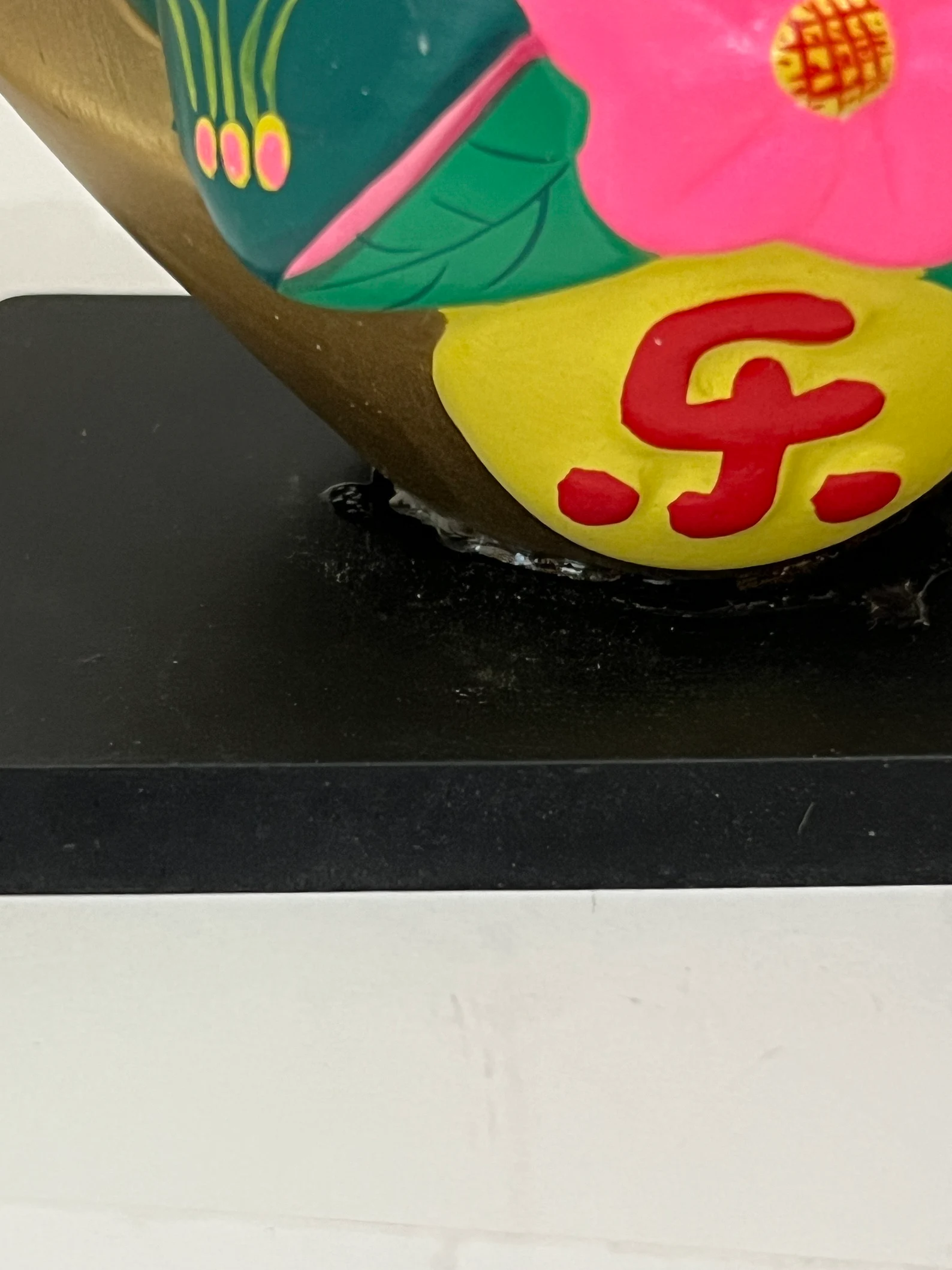 Vintage Hand-Painted Asian Bobble Head Family Figurine - Image 4