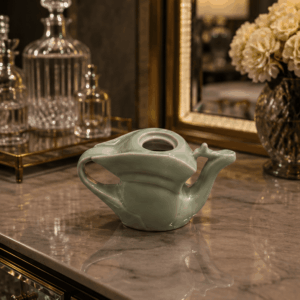 Vintage Miniature Ceramic Snail Pitcher Teapot